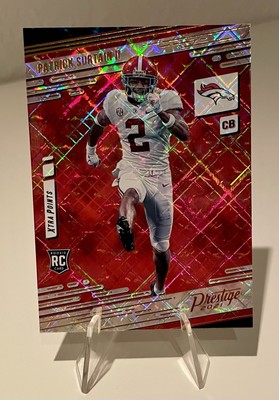 Patrick Surtain II RC 2021 Panini Prestige Xtra Points Red Rookie Broncos