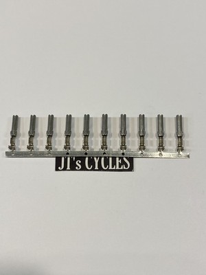 Namz 10 Pack AMP Mate-n-Lock Connector AMP Female Terminal for Harley Davidson