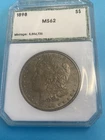 1898-P Morgan Silver Dollar Coin  Toned MS UNC