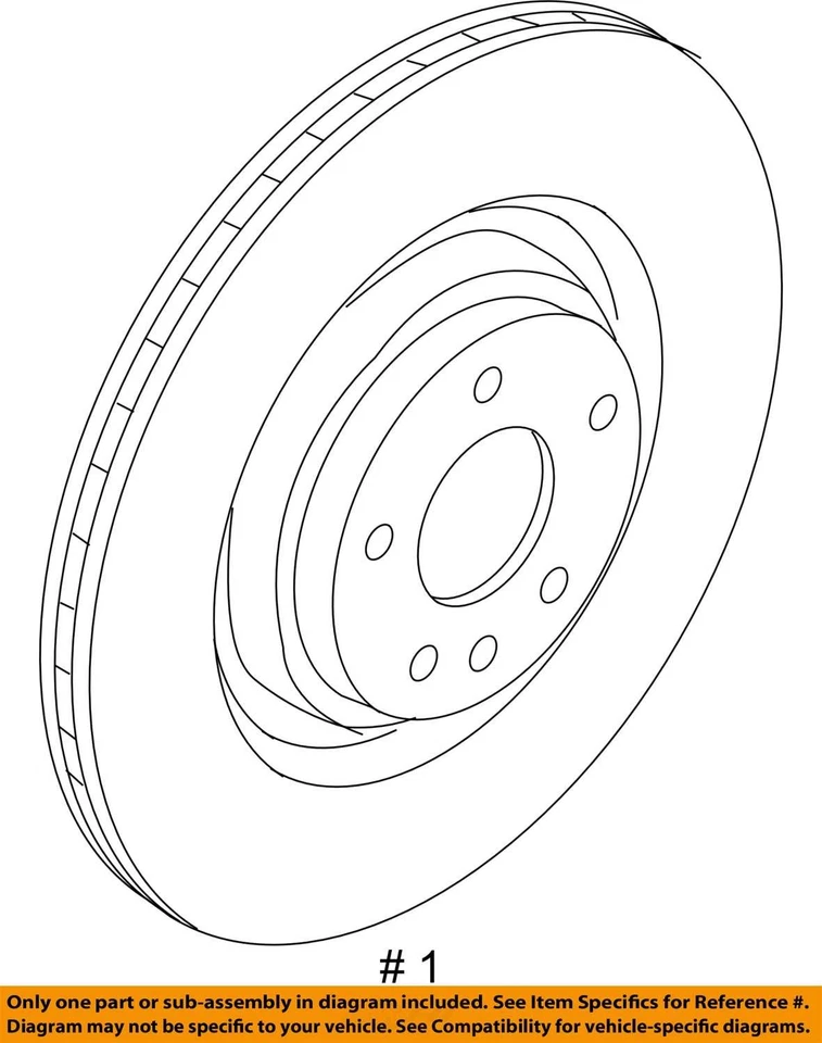Rotor de disco de freno delantero Audi RS3 8Y 4M0615301BJ 2022 2023 2024 OEM Foto 4 de 4