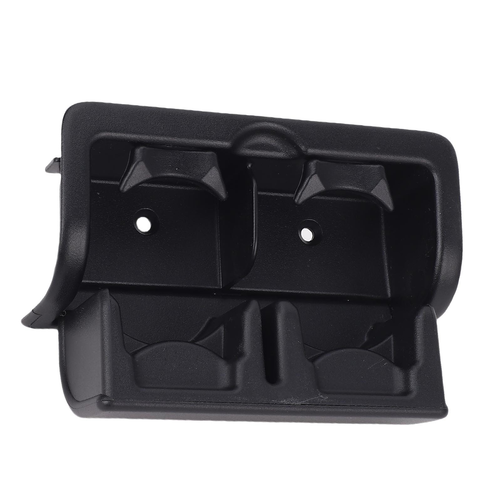 Black Rear Seat Armrest Cup Holder Prevent Spill Stable Structure Easy Access