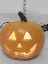 8  Lighted Jack-O  -Lantern Orange Smiling Pumpkin Jack-O  -Lantern Halloween