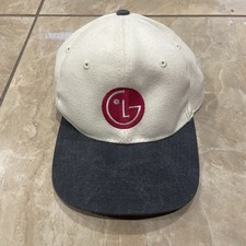 Vintage LG Electronics Life’s Good Strapback Hat White Black