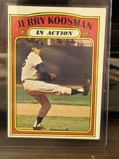 1972 Topps - Jerry Koosman short print #698 In Action High number, VG+/EX