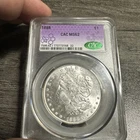 1888 Morgan Silver Dollar  CAC MS 62