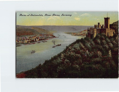 #ad #ad Postcard Ruins of Stolzenfels River Rhine Koblenz Germany $20.97