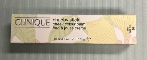 Clinique Chubby Stick™ Cheek Colour Balm #03 Poly Poly Rosy .21 oz New - Picture 2 of 3