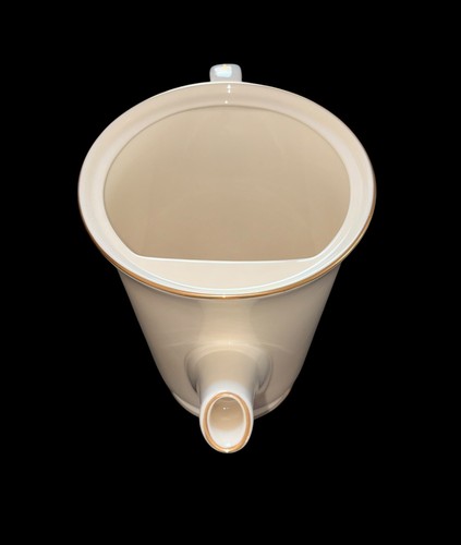 Vintage Lenox Hayworth Cosmopolitan Ivory Gold Fine Bone China Kaffeekanne Neuwertig - Bild 3 von 10