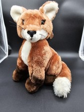 Vintage Dakin Sitting Fox 12  Plush Toy 1982 Korea