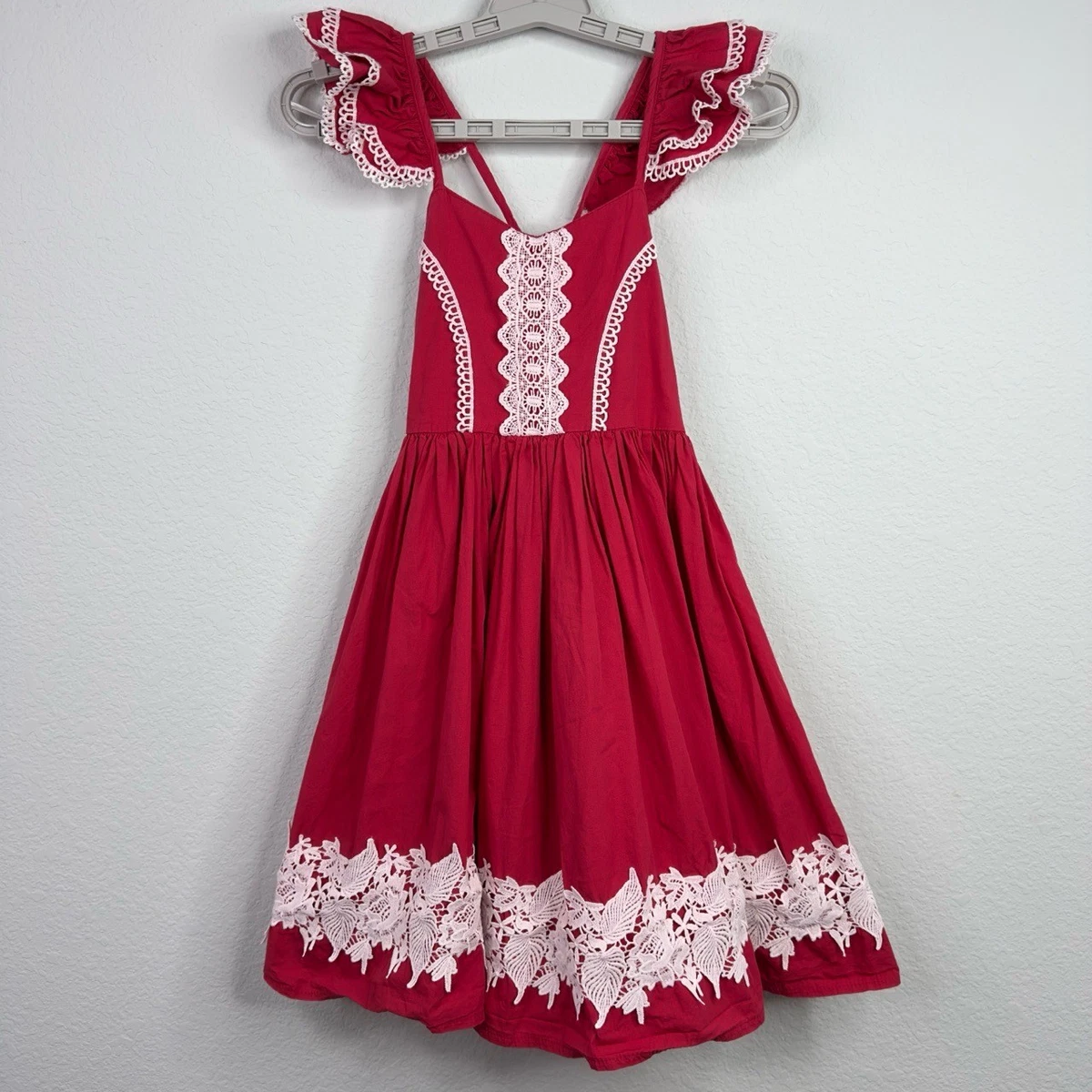Girls' Red Lace Dresses for sale | eBay Girls' Red Lace Dresses for sale | eBay