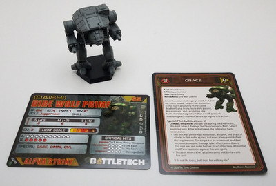 Battletech Clan Command Star - Dire Wolf (Daishi) *Mech & Cards*