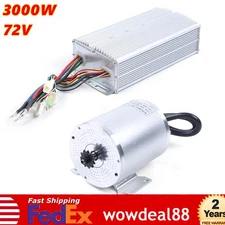3000W 72V Electric Bike Conversion Kit BLDC Brushless Motor For E-Bike Scooter
