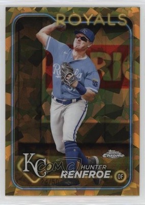 2024 Topps Chrome Sapphire Gold 24/50 Hunter Renfroe #468 01lu
