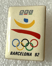 BBC Barcelona 1992 - Olympische Sommerspiele - Offizielles Emaille Ansteckabzeichen