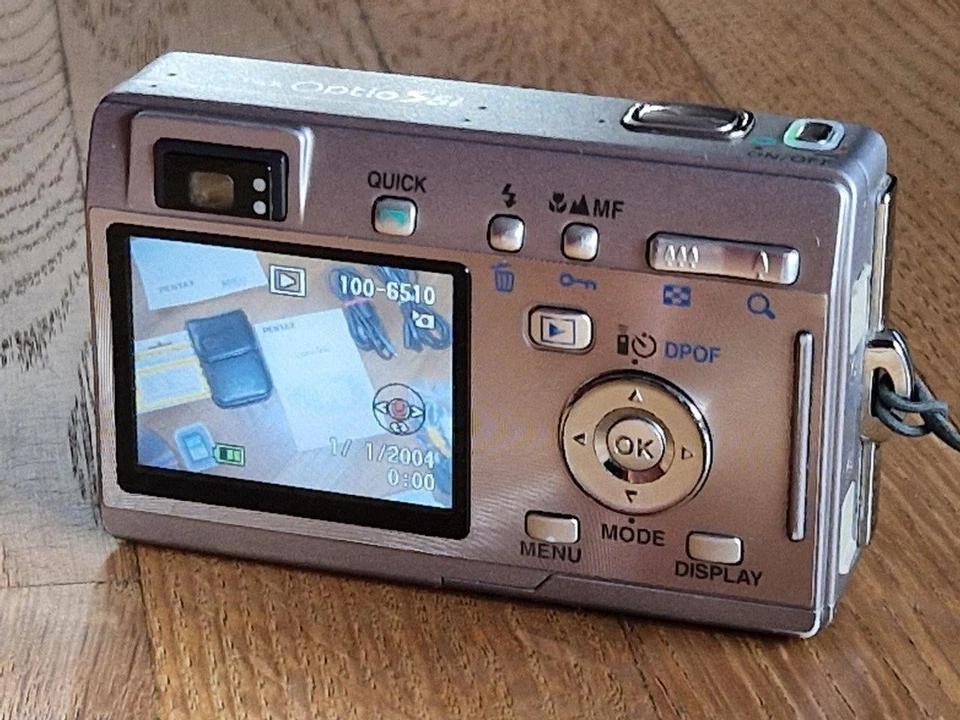 Pentax Optio S5i 5.0MegaPixels Digitalkamera - Silber - Bild 2 von 4