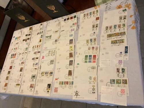 ISRAEL-(-1975-1980-)-FDC Album-lot of 100-Covers of Israel Postal History-# 79