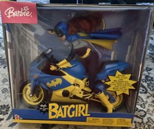 Image of Barbie Batgirl 12" Doll Barbie Batgirl's Motorcycle and Batarang (2003)