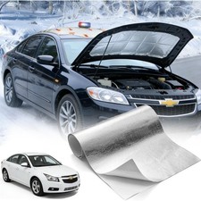 Self Adhesive Heat Shield Mat 2400 F Aluminized Fiberglass Thermal Barrier
