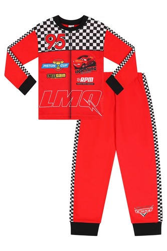 Disney Cars Lightning McQueen Racing Suit Long Pyjamas