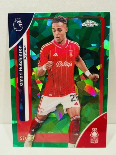 2025/26 Topps Chrome Sapphire Omari Hutchinson Green /99