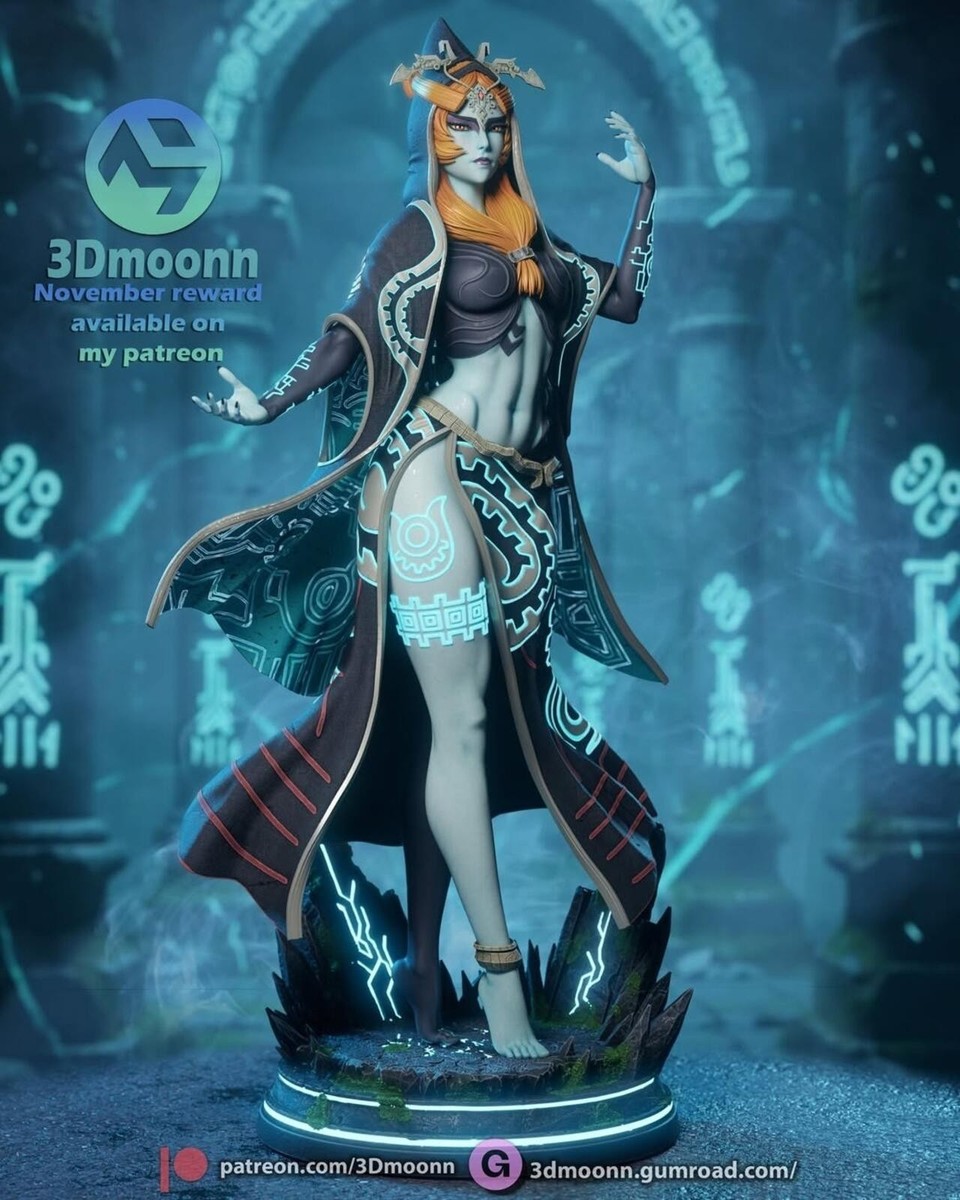 THE MADNA セット Midna | The Legend of Zelda | High Quality Unpainted Resin Garage