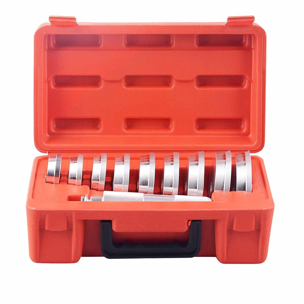 10-Piece Bearing Race & Seal Driver Set - Automotive Bushing Installer Kit