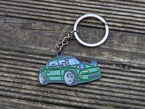 Mazda Miata MX5 Eunos Mk1 NA Metal Keychain (7 Colours Available) - Photo 4/15