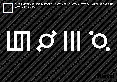 (2x) 30 Seconds to Mars Code Sticker Decal Die Cut vinyl logo - Foto 1 di 1