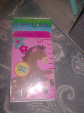 NIB Stephen Joseph Growth Chart Girl Horses Baby Shower Gift