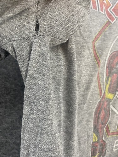 Marvel Iron Man Gray Men's T-shirt Graphic Tee Size Large - Picture 11 of 13