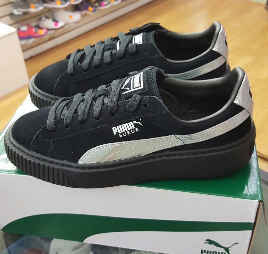 Puma Gamuza Plataforma Explos 363649 01 Negro Plata nos Mujer Talla 7.5 Puma Gamuza Plataforma Explos Explos Explos 363649 01 Negro Plata nos Mujer Talla 7.5 Ahorre 35% - 70% de descuento