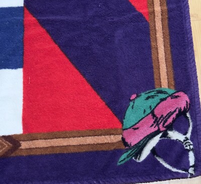 Rare Vintage Polo Ralph Lauren 32x63 Multi Color Beach Towel Polo