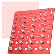 Thread Nut Bolt Size Checker  Alloy Gauge for Metric and Imperial Z2Y2