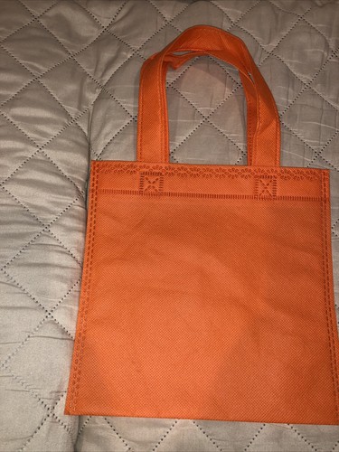 Halloween Taschen ~ 3er Set ~ 2 orange & 1 lila ~ 8" x 8" ~ Neu ohne Etikett - Bild 2 von 2