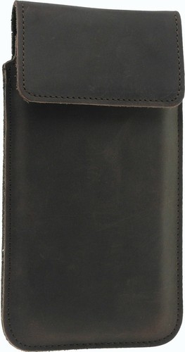 Pochette Verticale Avec Clip De Ceinture En Cuir Véritable Pour IPHONE - Imagen 11 de 12