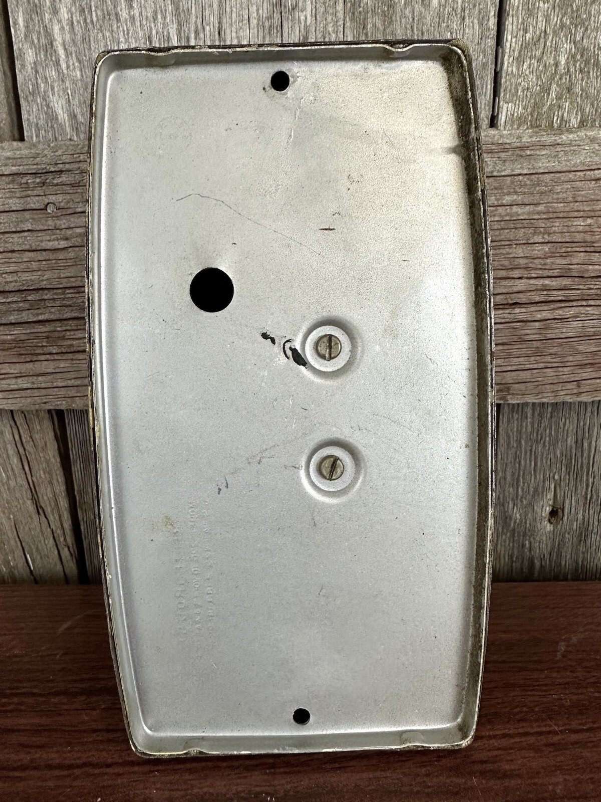 Vintage 1950s Rittenhouse Bell Casing Doorbell Ring Chime Mid Century Metal
