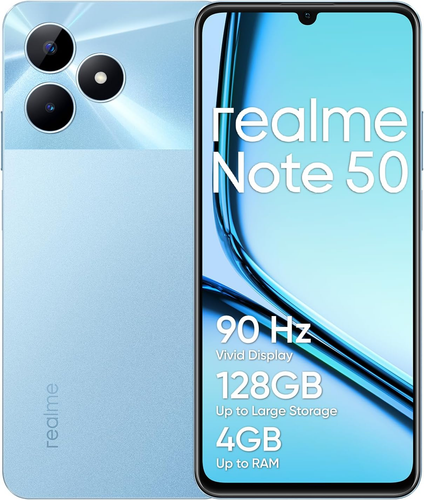 Realme Note 50 Smartphone 4+128GB, Display Da 90 Hz, Fino a 8GB Di RAM Dinamica