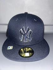 NEW ERA MENS NEW YORK YANKEES 23 BATTING PRACTICE  59FIFTY FITTED HAT SIZE 7 1/8