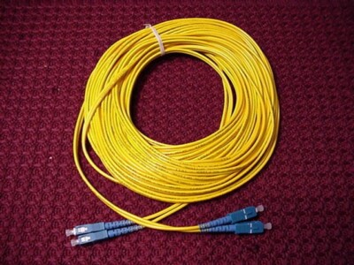 50 Ft Corning SMF SC-SC Fiber Optic Cable Duplex NEW!