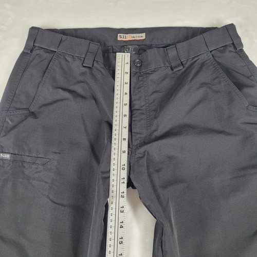 5.11 Tactical Fast-Tac Urban Pants Men's 38x32 Black Ripstop Utility 74461 - Picture 3 of 9