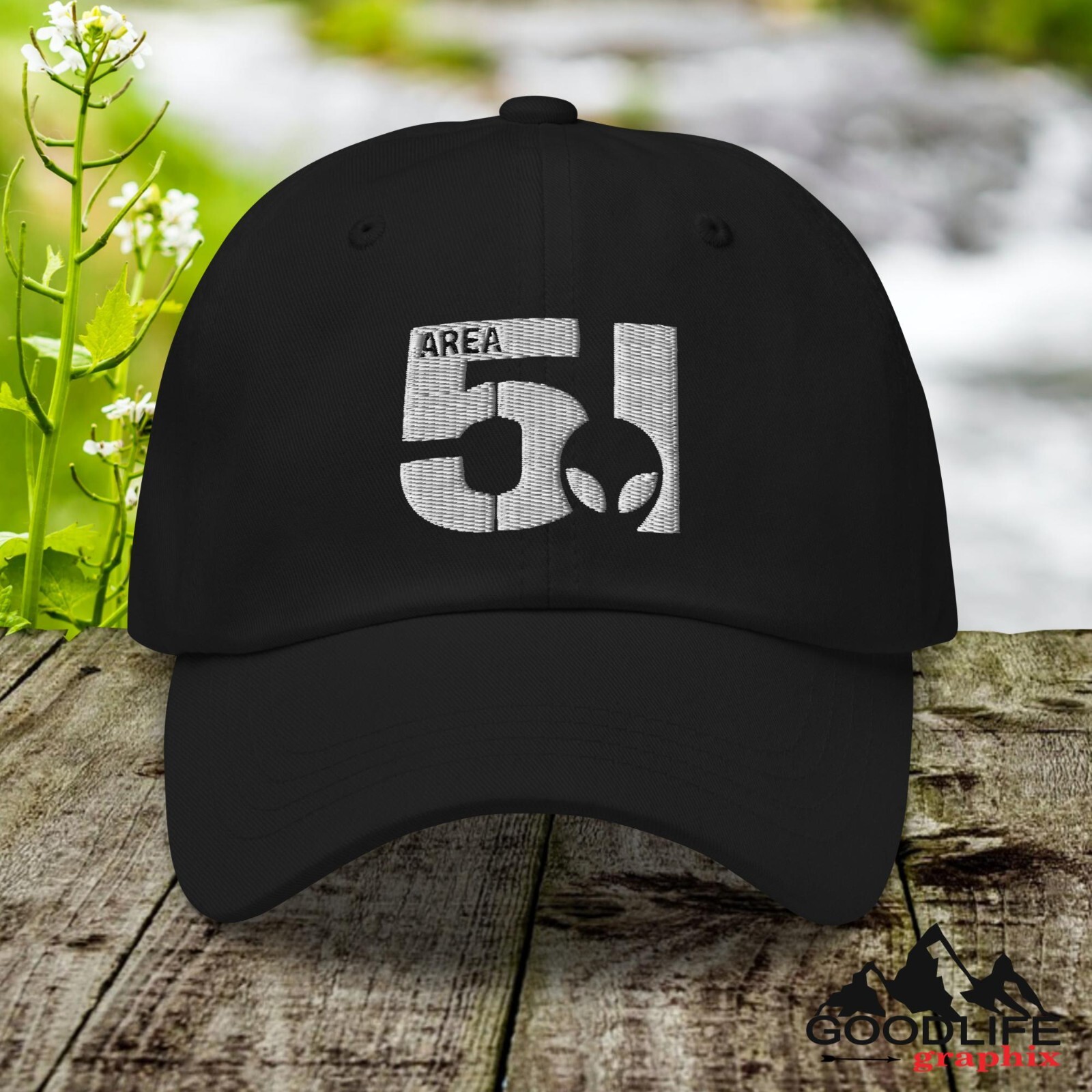 Area 51 Alien UFO Baseball Cap Dad Hat for Men Women