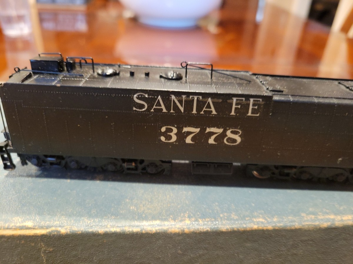 UNITED SCALE MODELS PFM SANTA FE AT&SF 4-8-4 LOCOMOTIVE 3778