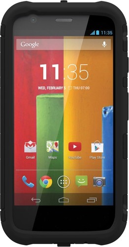 Trident Aegis Black Rugged Cover Case for Motorola Moto G 1st Gen XT1028 XT1031 - Picture 7 of 14