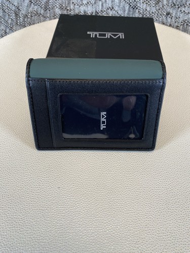 Tumi Alpha Multi Window Card Case Wallet Dark Green - Picture 8 of 9