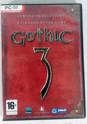 Gothic 3 DVD ROM Jowood Productions Deep Silver Epic RPG Slim DVD Case 2006