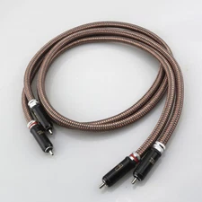 Accuphase 6N OCC Pure Copper RCA Hifi Audio Line Interconnect Cable & W-B-T Plug