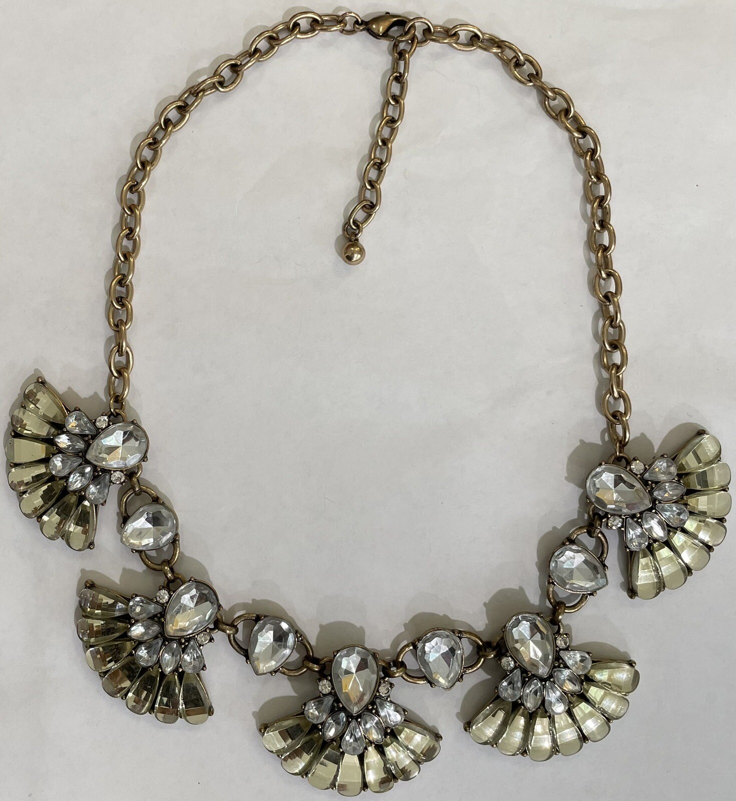 Natasha Multi-Stone Statement Collar Necklace Ele… - image 1