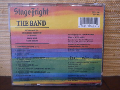 The Band - Stage Fright (Capitol). DCC gold cd 10963106121| eBay