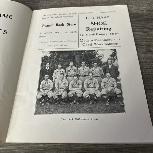The Hill School College v Yale & Cornell Baseball Scorecard Book 1915 UNUSED - Picture 6 of 15