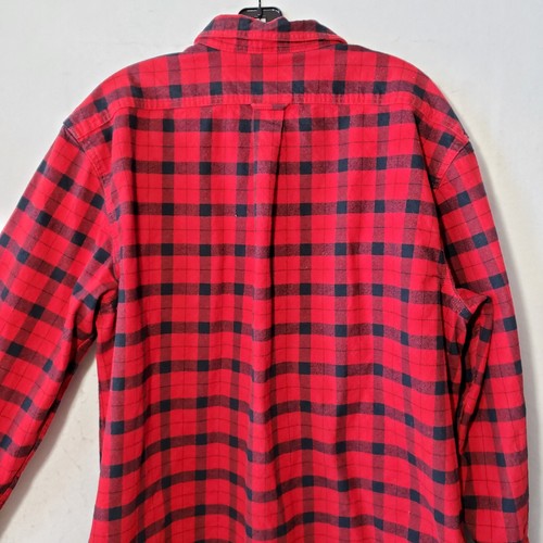 CC Filson Shirt Men's XL Red Plaid Heavy Duty Flannel Button Down - 第 8/12 張圖片